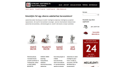 Desktop Screenshot of biprojekt.hu
